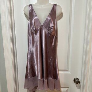 Gilligan & O’Malley Sleepwear Lilac Slip/Chemise, Size XL